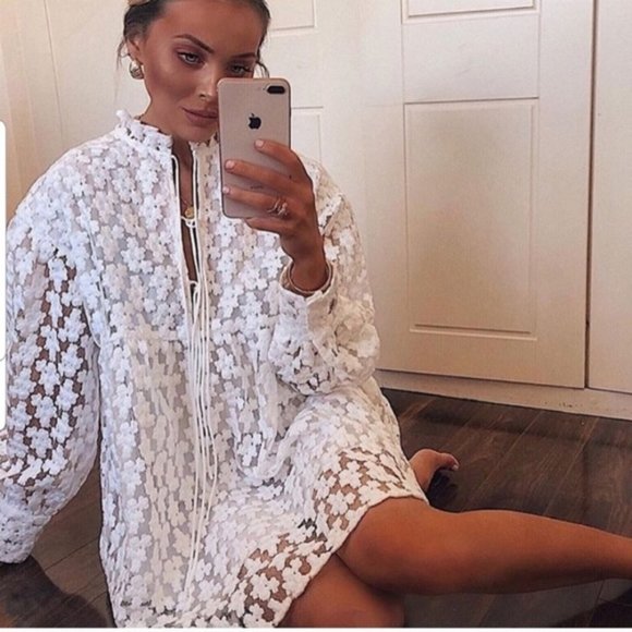 Zara texture mini dress WHITE - 4786/058 - Picture 7 of 13